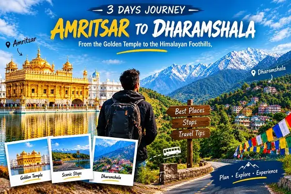 3-Day Amritsar to Dharamshala Itinerary: Golden Temple to Himalayan Views
