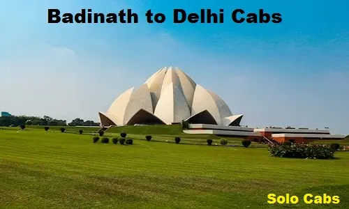 badrinath to delhi cabs