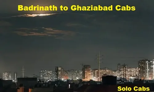 badrinath to ghaziabad cabs