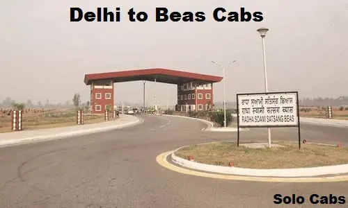 delhi to beas cabs