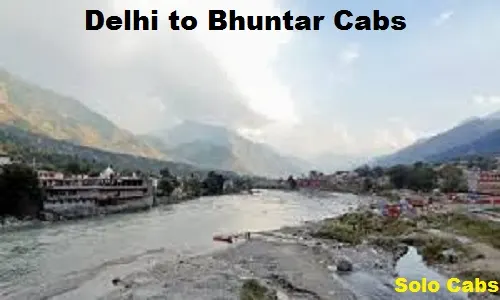 delhi to bhuntar cabs