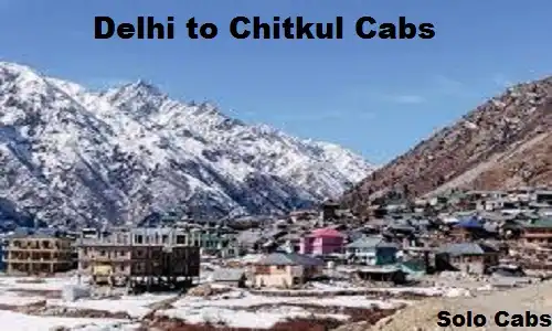 delhi to chitkul cabs