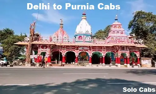 delhi to purnia cabs