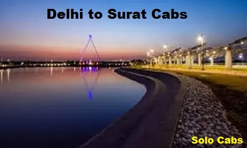 delhi to surat cabs
