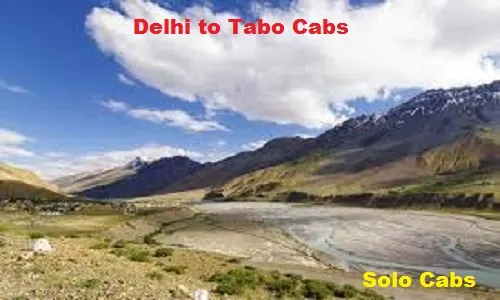 delhi to tabo cabs