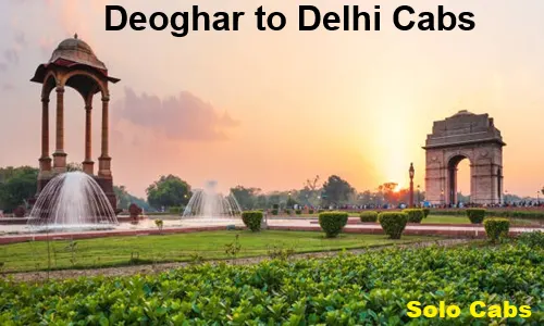 deoghar to delhi cabs