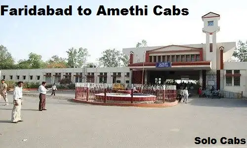 faridabad to amethi cabs