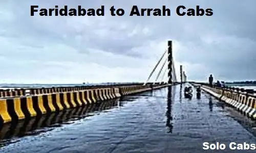 faridabad to arrah cabs