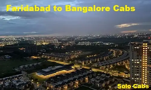 faridabad to bangalore  cabs