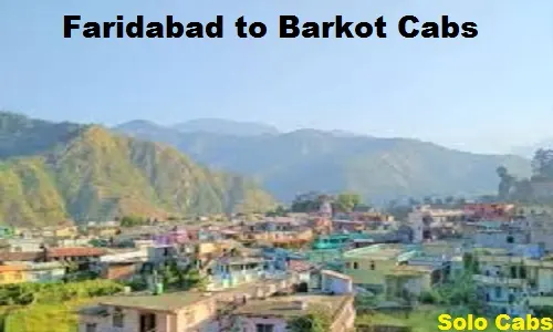 faridabad to barkot cabs