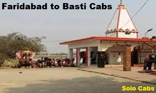 faridabad to basti cabs
