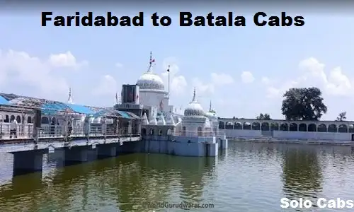 faridabad to batala cabs