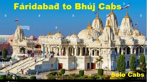 faridabad to bhuj cabs