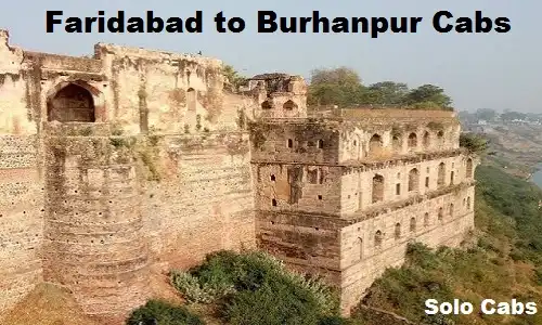 faridabad to burhanpur cabs