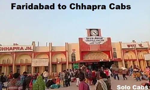 faridabad to chhapra cabs