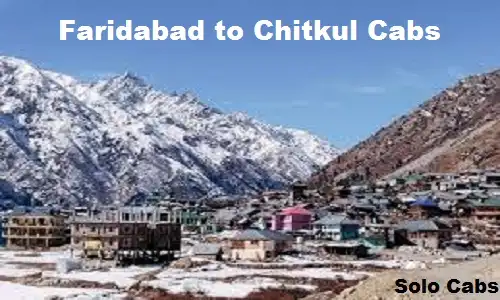 faridabad to chitkul cabs
