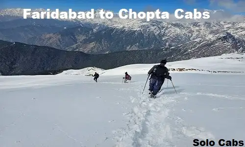 faridabad to chopta cabs
