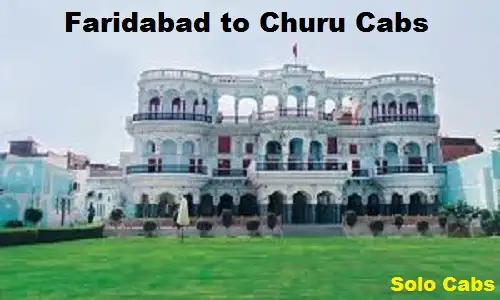 faridabad to churu cabs