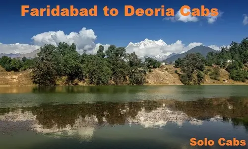 faridabad to deoria cabs 