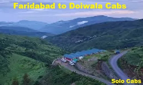faridabad to doiwala cabs