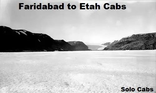 faridabad to etah cabs