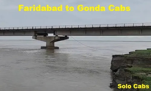 faridabad to gonda cabs