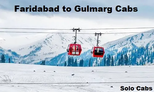faridabad to gulmarg cabs