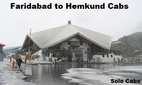 faridabad to hemkund cabs