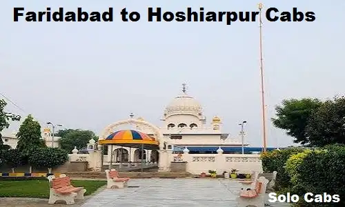 faridabad to hoshiarpur cabs