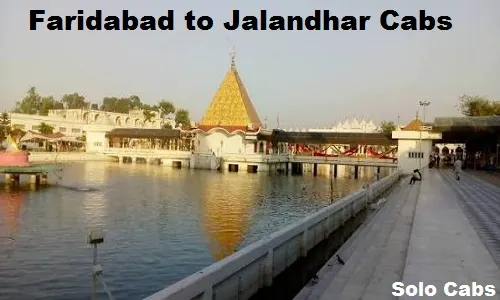 faridabad to jalandhar cabs