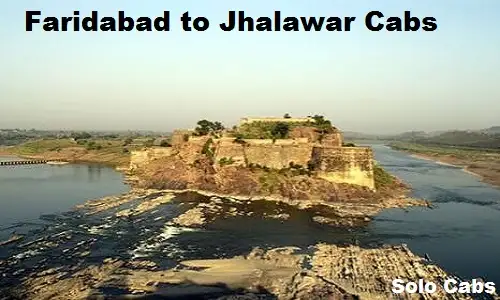faridabad to jhalawar cabs