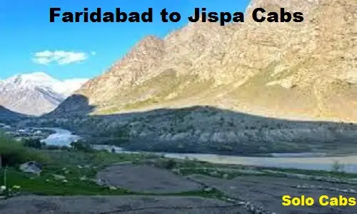 faridabad to Jispa cabs