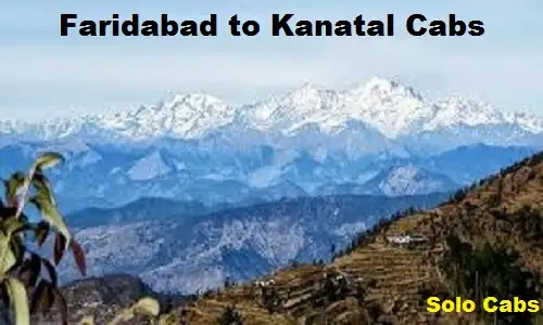 faridabad to kanatal cabs
