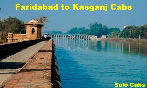 faridabad to kasganj cabs