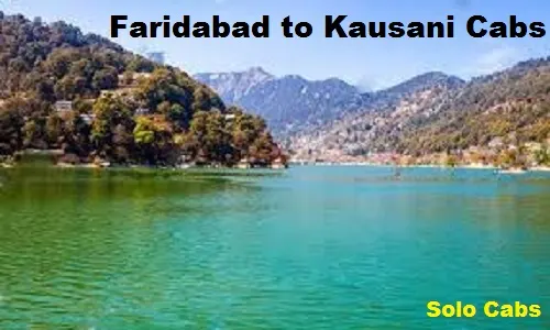 faridabad to kausani cabs