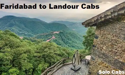 faridabad to landour cabs