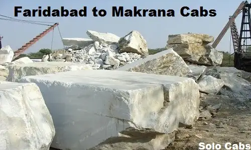 faridabad to makrana cabs
