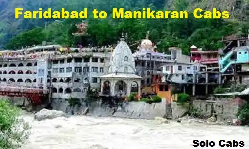 faridabad to manikaran cabs