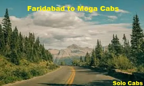 faridabad to moga cabs
