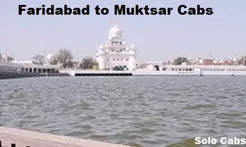 faridabad to muktsar cabs