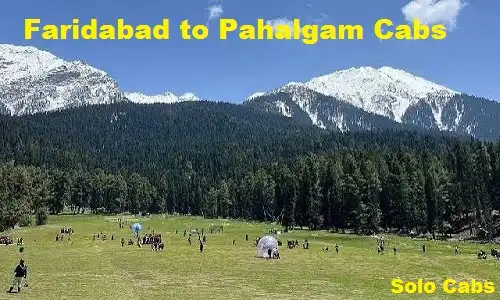 faridabad to pahalgam cabs