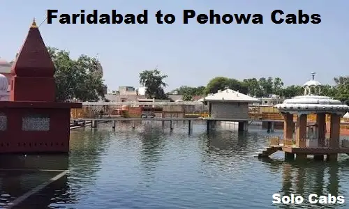 faridabad to pehowa cabs
