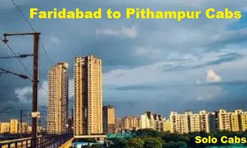faridabad to pithampur cabs