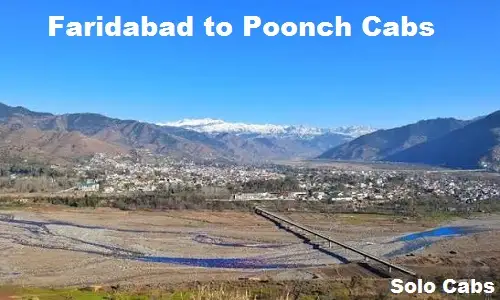 faridabad to poonch cabs