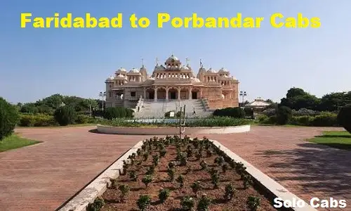 faridabad to porbandar cabs