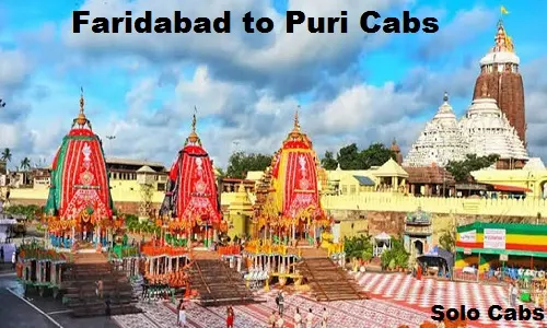 faridabad to puri cabs