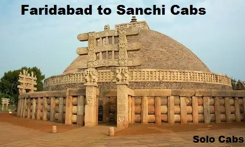 faridabad to sanchi cabs