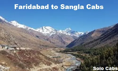 faridabad to sangla cabs