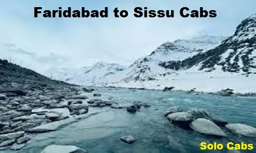faridabad to sissu cabs
