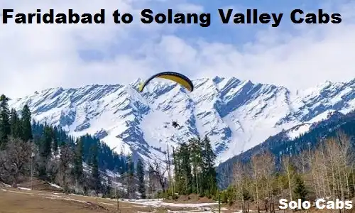 faridabad to solang valley cabs